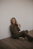 THE FOXY KIND All Weekend Long Pant Set / OLIVE