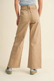 MIOU MUSE Cotton Stretch Wide Legged Pant