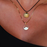 NAMASTE Wave Necklace