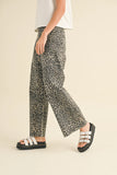 MIOU MUSE Leopard Print Pants