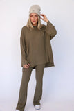 THE FOXY KIND All Weekend Long Pant Set / OLIVE