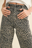 MIOU MUSE Leopard Print Pants