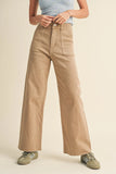 MIOU MUSE Cotton Stretch Wide Legged Pant